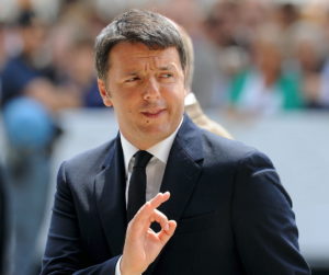 Il Presidente del Consiglio, Matteo Renzi.