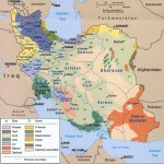 Iran, distribuzione etnico-religiosa della popolazione.