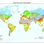 Mappa del dissesto idrogeologico mondiale.