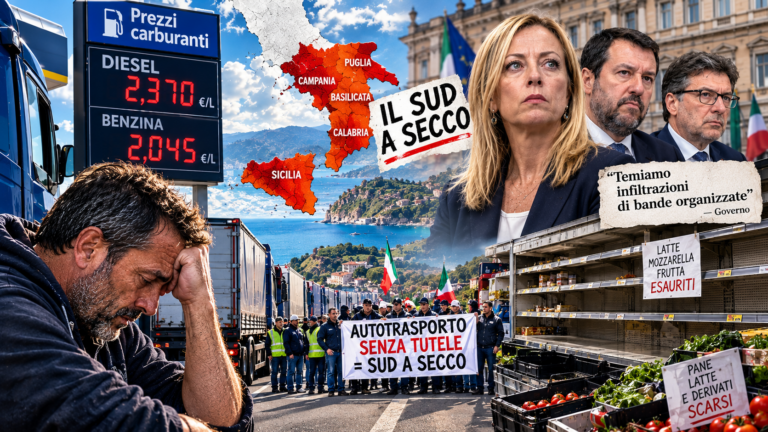 Crisi dei trasporti e del carburante al Sud