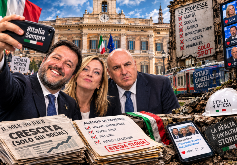 Selfie del potere del Governo Italiano